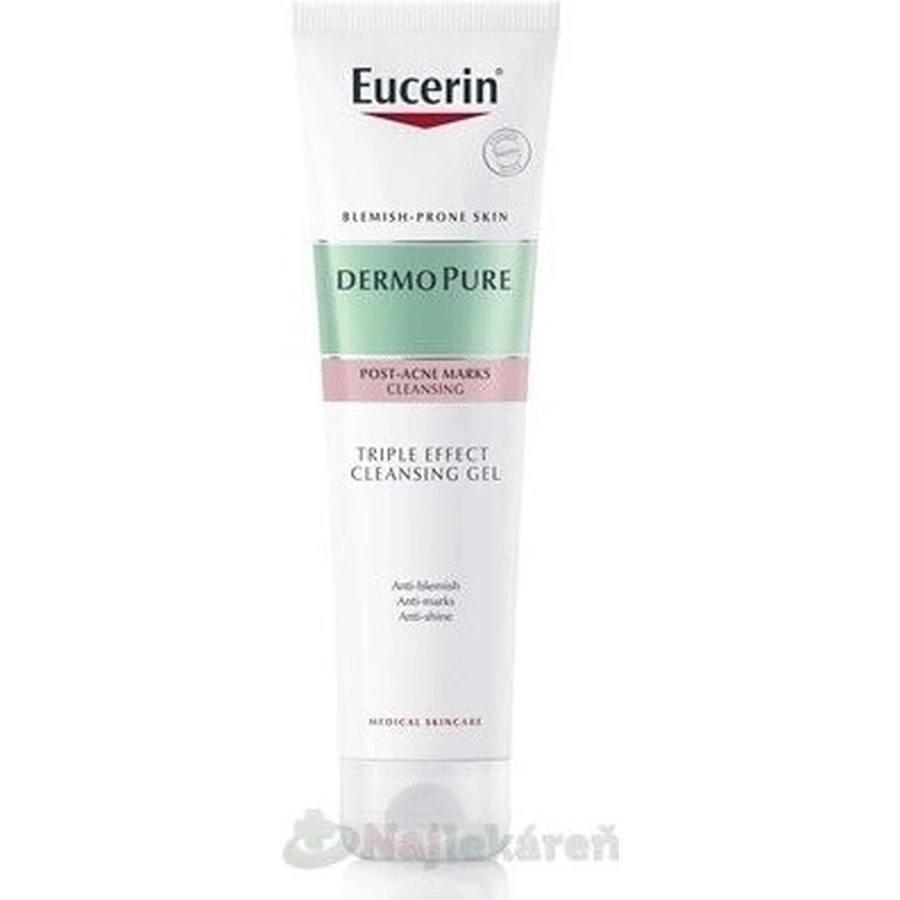 Eucerin DERMOPURE Відлущувальний очищувальний гель потрійної дії 1×150 мл, Очищувальний гель: ціни та характеристики