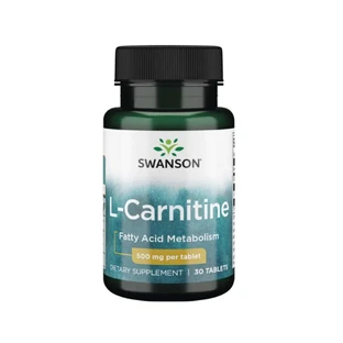 Swanson L-Carnitine, L-карнітин 500 мг, 30 таблеток