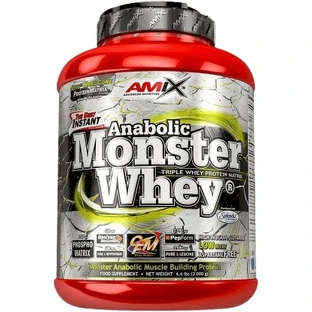 Amix Anabolic Monster Whey, клубника-банан 2200 г