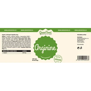 GreenFood Nutrition Аргинин 120 капсул