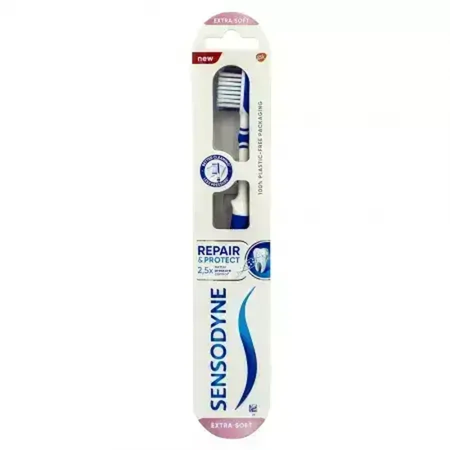 Зубна щітка відновлювальна та захисна Sensodyne, екстра м'яка, Gsk: ціни та характеристики