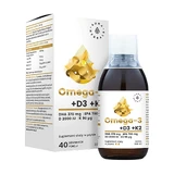 Aura Herbals Омега 3 + D3 + K2MK7 жидкая, 200 мл