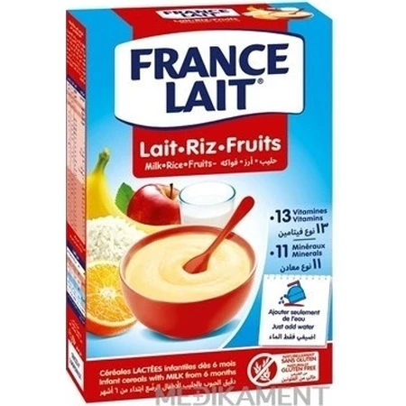 FRANCE LAIT молочная рисовая фруктовая каша 1×250 г, детская молочная каша: цены и характеристики