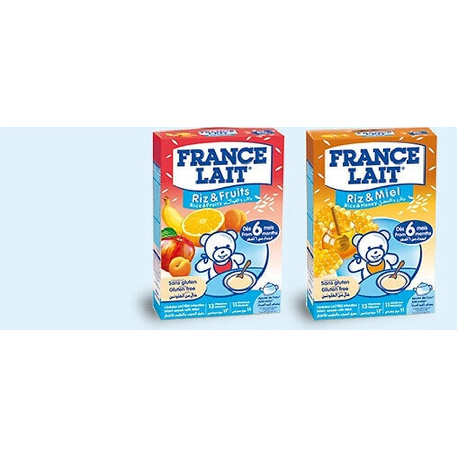 FRANCE LAIT молочная рисовая фруктовая каша 1×250 г, детская молочная каша: цены и характеристики