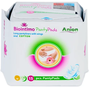 Прокладки від нетримання сечі Biointimo Anion з крильцями 15 шт.