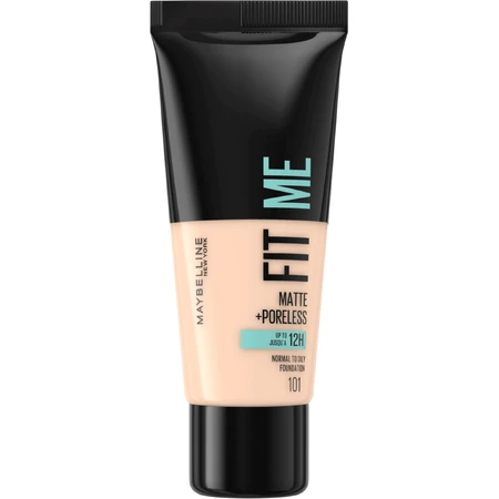Maybelline New York NY Fit Me Matte and Poreless Makeup 101 Матирующий макияж для нормальной и жирной кожи 30 мл: цены и характеристики