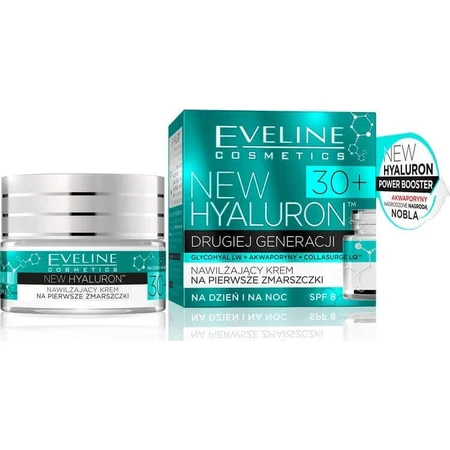 Eveline Hyaluron Clinic Дневной и ночной крем 30+ 1×50 мл, увлажняющий крем от первых морщин: цены и характеристики