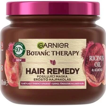 Garnier Botanic Therapy Засіб для волосся Ricinus Oil Almond Hair Mask 1×340 мл, маска для волосся: ціни та характеристики