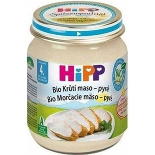 HiPP Мясное пюре БИО Мясное пюре из индейки 1×125 г, мясное пюре для детей