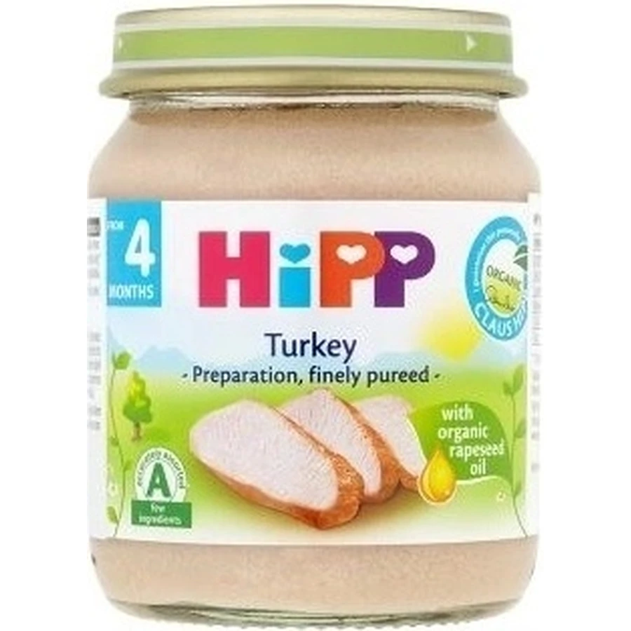 HiPP Мясное пюре БИО Мясное пюре из индейки 1×125 г, мясное пюре для детей: цены и характеристики