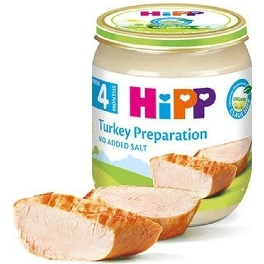HiPP Мясное пюре БИО Мясное пюре из индейки 1×125 г, мясное пюре для детей: цены и характеристики