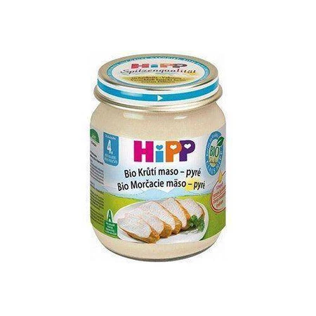 HiPP Мясное пюре БИО Мясное пюре из индейки 1×125 г, мясное пюре для детей: цены и характеристики
