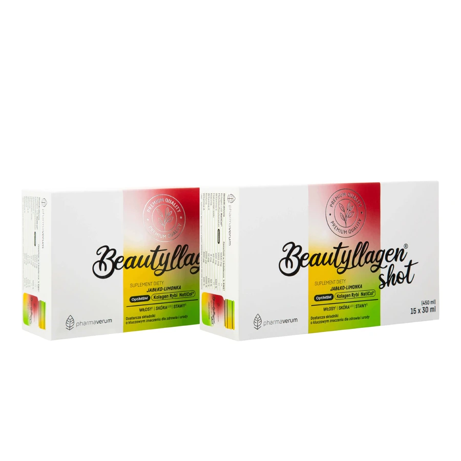 Beautyllagen Shot, смак яблука та лайма, 30 мл х 30 шт.: ціни та характеристики