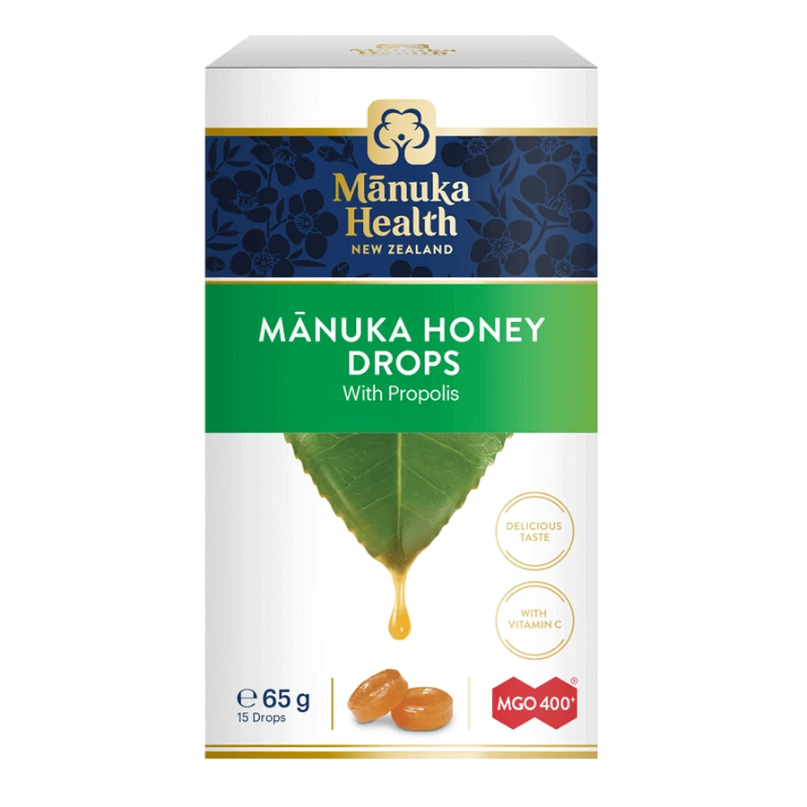Мед Манука MGO 400+ Конфеты с медом и прополисом Манука, 65 г, Manuka Health: цены и характеристики