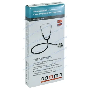 Стетоскоп "gamma" модель 120, двусторон. головка