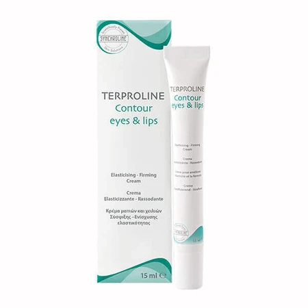 Synchroline Terproline Contour Eyes & Lips, еластичний крем для шкіри навколо очей та губ, 15 мл: ціни та характеристики