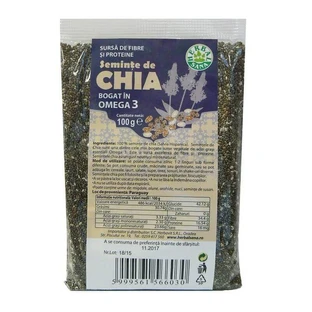 Насіння чіа, 100 г, Herbal Sana