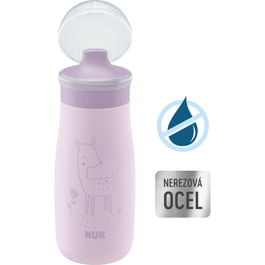 Nuk Пластикова пляшка Mini-Me SIP фіолетова 300 мл: ціни та характеристики