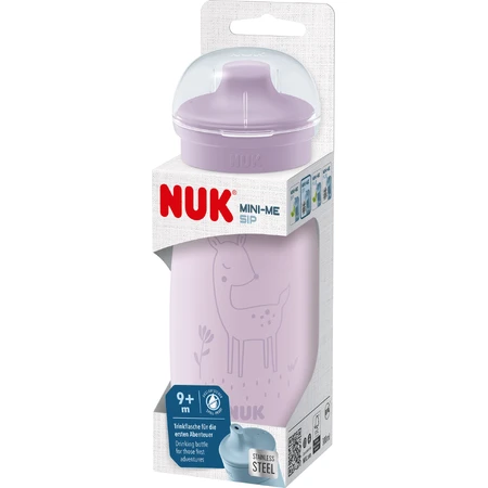 Nuk Пластикова пляшка Mini-Me SIP фіолетова 300 мл: ціни та характеристики