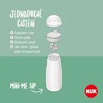 Nuk Пластикова пляшка Mini-Me SIP фіолетова 300 мл: ціни та характеристики