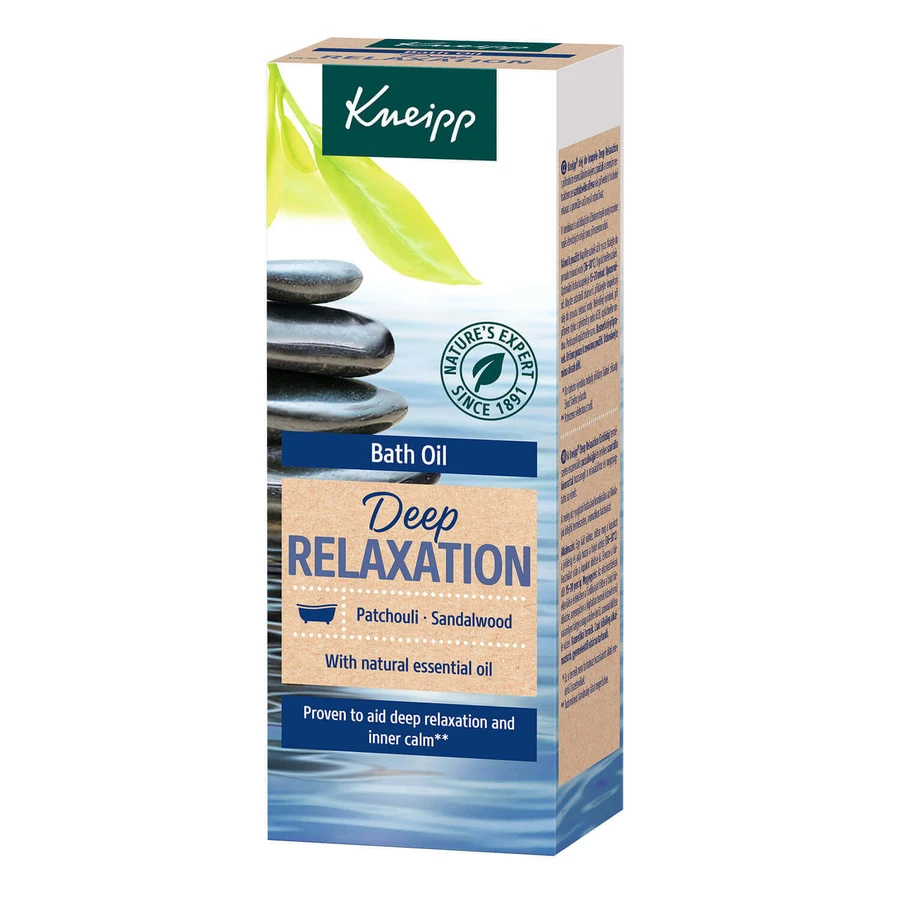 Масло для ванны Kneipp Deep Relaxation с сандалом и пачули, 100 мл: цены и характеристики