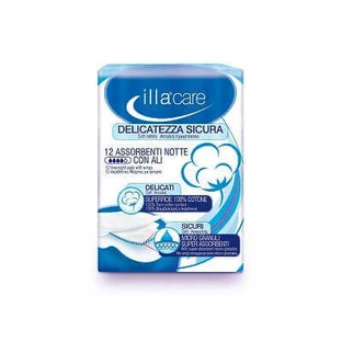 Прокладки Pietrasanta Pharma Illa Care, нічні, 12 шт.