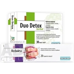GENERICA DUO DETOX Herbal 1×30 табл, пищевая добавка