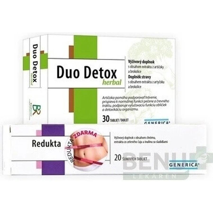 GENERICA DUO DETOX Herbal 1×30 табл, пищевая добавка: цены и характеристики
