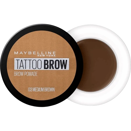 Гель-помада Maybelline New York Tatoo Brow для обох брів 03 Medium Brown 4 г: ціни та характеристики