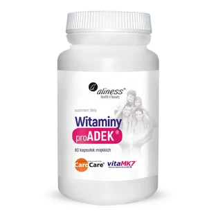 ProADEK Вітаміни Бетакаротин D3 VitaMK7 60 капсул Aliness