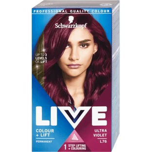 Schwarzkopf Live Permanent Colour L 76 Ultra Violet, 142 г