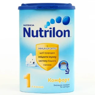 Суміш суха nutrilon комфорт 1 0-6 міс. 800 г, (easypack)