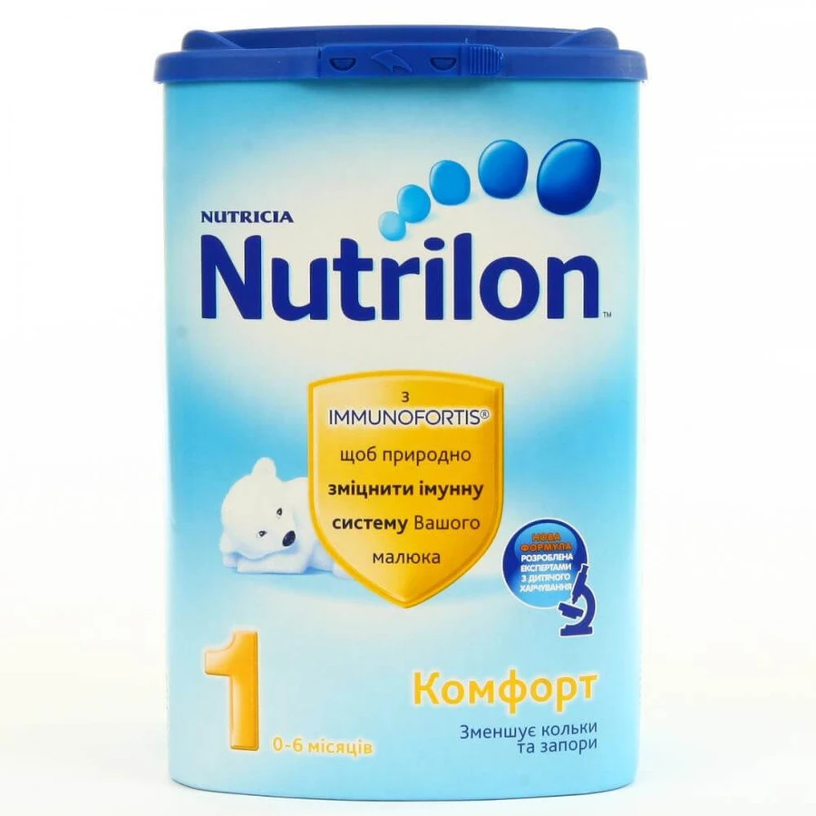 Суміш суха nutrilon комфорт 1 0-6 міс. 800 г, (easypack): ціни та характеристики
