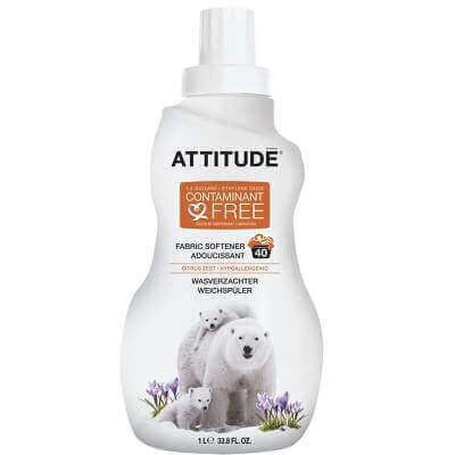 Кондиціонер для білизни, цитрусовий аромат, 1 л, Attitude: ціни та характеристики