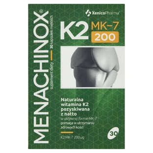 Менахинокс К2 200, 30 капсул