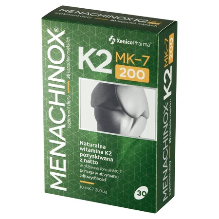 Менахинокс К2 200, 30 капсул: цены и характеристики