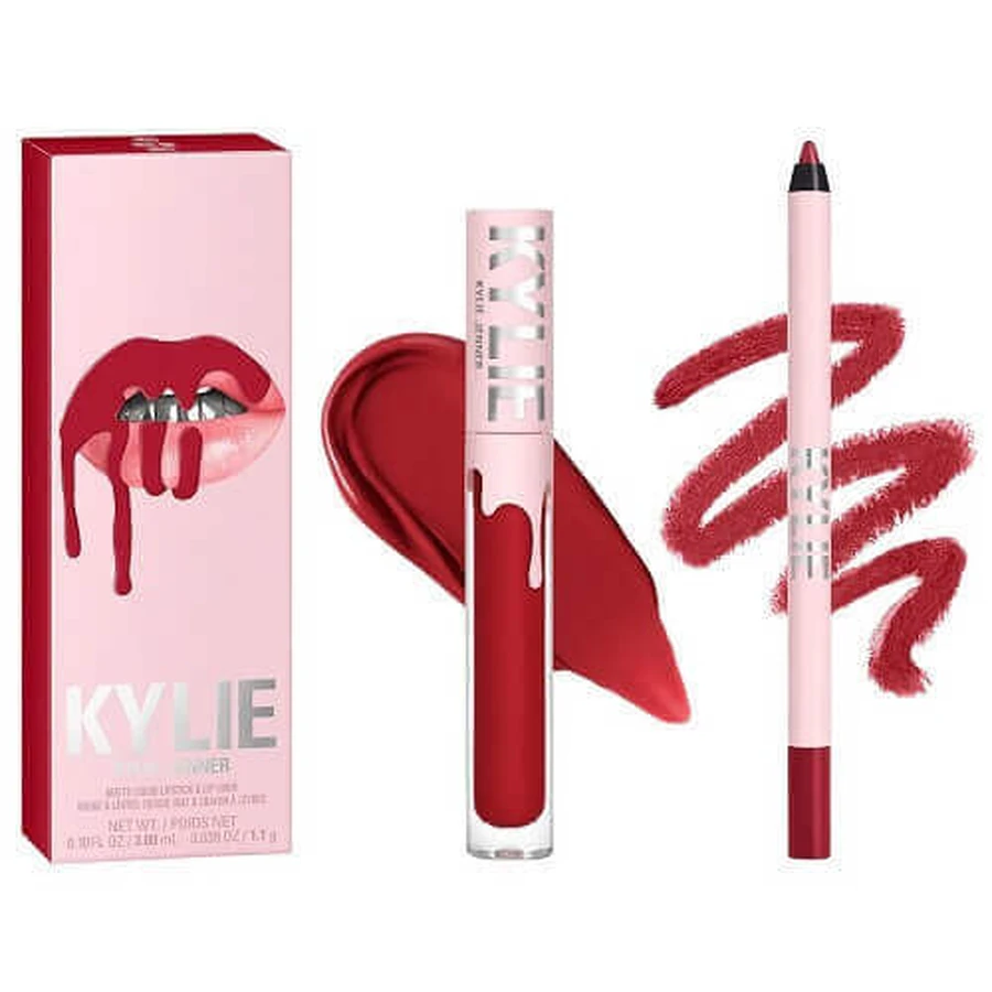 Набір помад і олівців для губ Kylie Lip, Matte Lip Kit, 403 Bite Me: ціни та характеристики