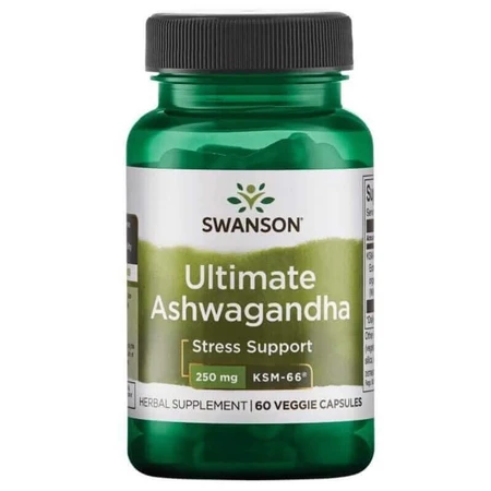 Swanson Ultimate Ashwagandha KSM-66, 60 вегетаріанських капсул: ціни та характеристики