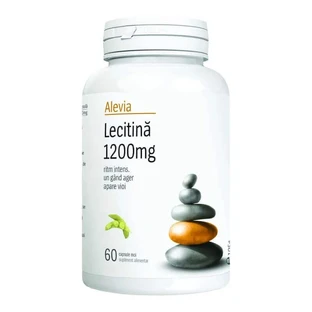 Лецитин 1200 мг Alevia Lecitina, 60 м'яких капсул