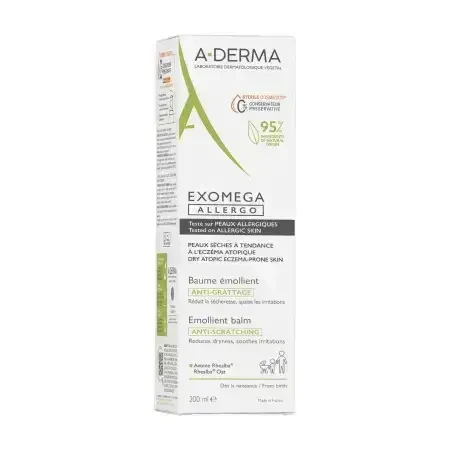 A-Derma Exomega Exomega Defi Allergo Пом'якшувальний кондиціонер, 200 мл: ціни та характеристики
