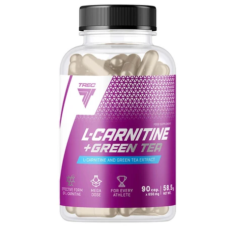 Trec L-Carnitine + Green Tea, 90 капсул: цены и характеристики