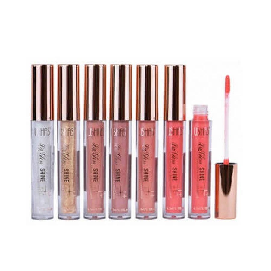 Набір з 6 блисків для губ, Ushas, Shine Lip Gloss, 02: ціни та характеристики