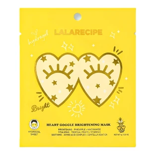 Осветляющая маска в форме сердца, 7 г, LalaRecipe