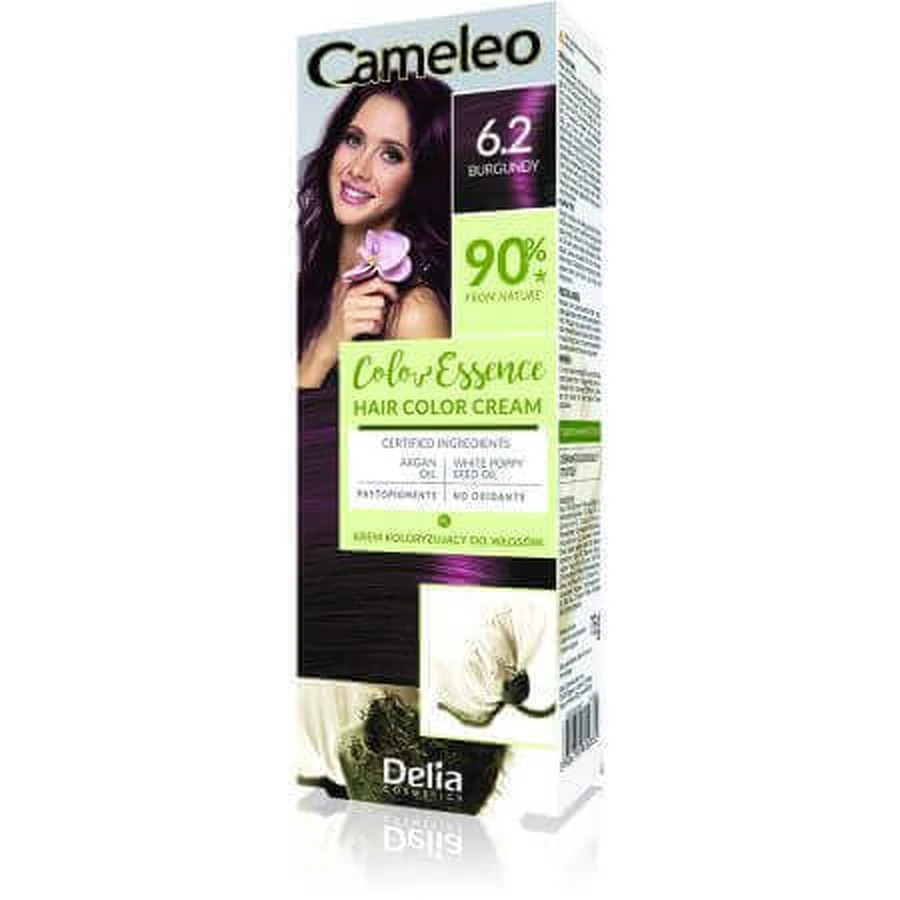 Фарба для волосся Cameleo Colour Essence 6.2 Burgundy, Delia Cosmetics: ціни та характеристики