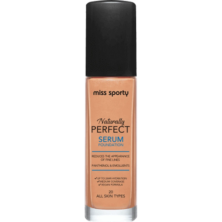 Miss Sporty Naturally Perfect Serum Foundation n.20, 1 шт.: цены и характеристики
