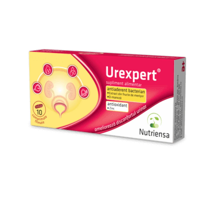 Урексперт, 10 таблеток в пленочной оболочке, Antibiotice SA: цены и характеристики