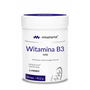 Ниацин (витамин B3) MSE 180 капсул Dr Enzmann