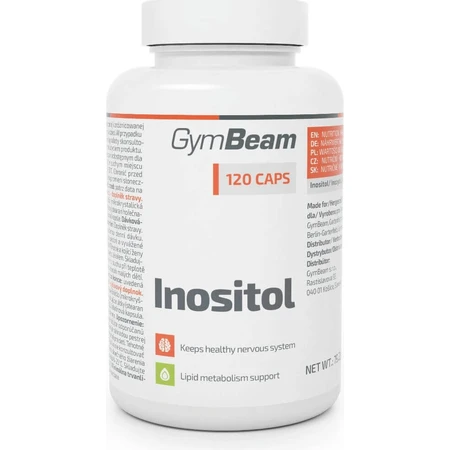Gymbeam інозитол (вітамін b8) 120cps 1×120 капсул: ціни та характеристики