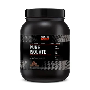 Gnc Amp Pure Isolate, сывороточный изолят протеина со вкусом шоколадного мороженого, 966 г