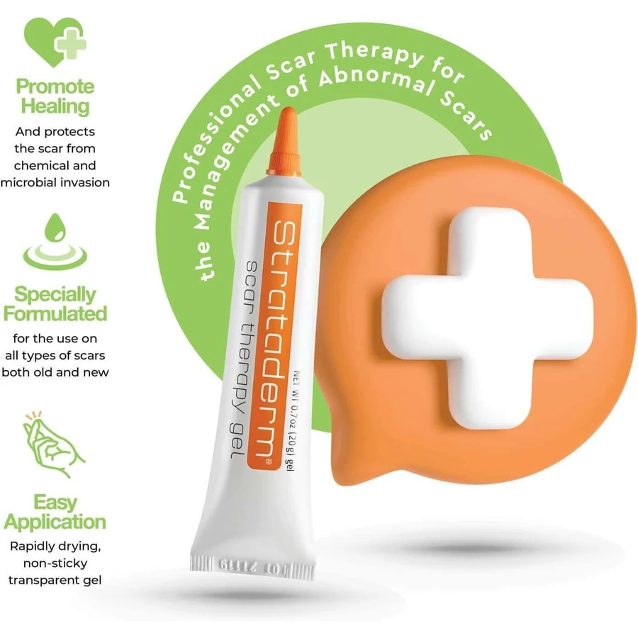 Гель Synerga Pharmaceuticals Strataderm для лікування аномальних рубців, 10 г: ціни та характеристики